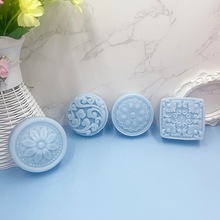 ins圆形复古雕花造型硅胶模具DIY单孔方形水晶滴胶手工精油香皂模