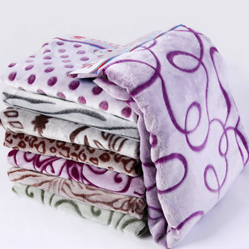 全涤剪花法兰绒法莱绒刮底印底剪花法兰绒布针织经编毛毯睡衣面料