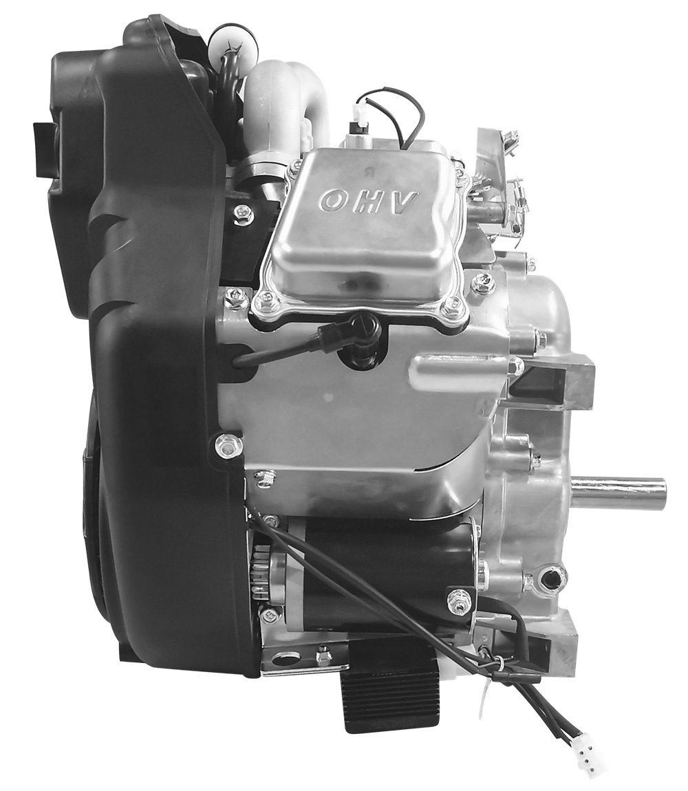 润通rv740d双缸垂直轴汽油机25马力双缸垂直轴汽油动力割草机动力