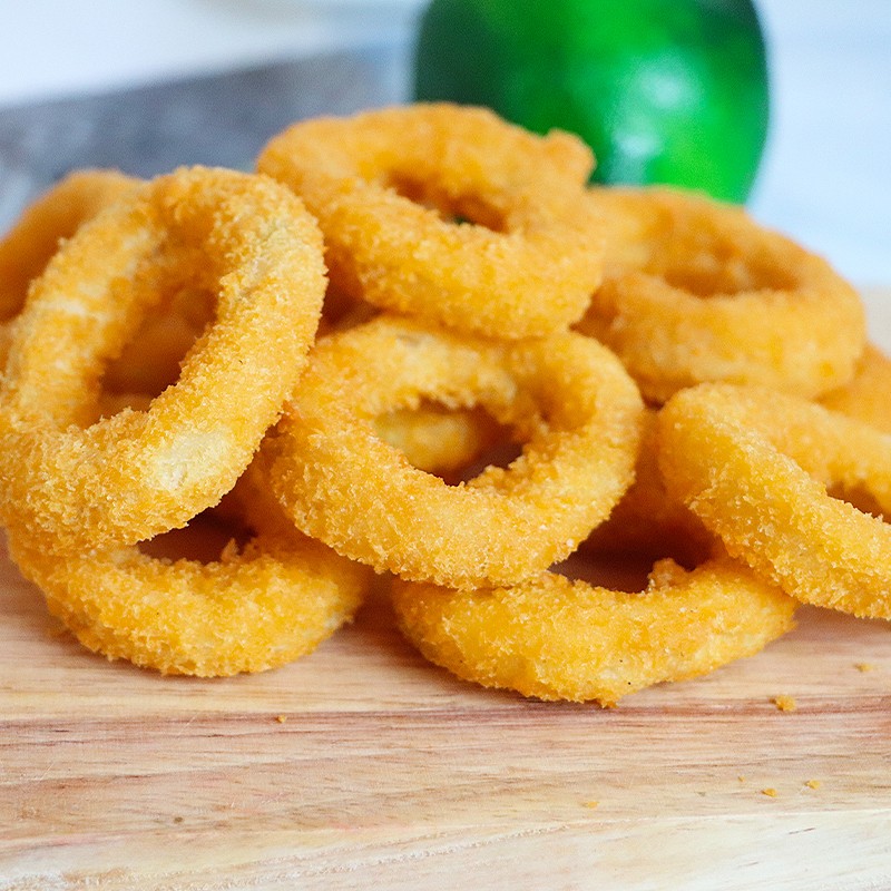 整箱鸡肉洋葱圈商用半成品汉堡店无骨炸鸡油炸小吃800g*10包-阿里巴巴