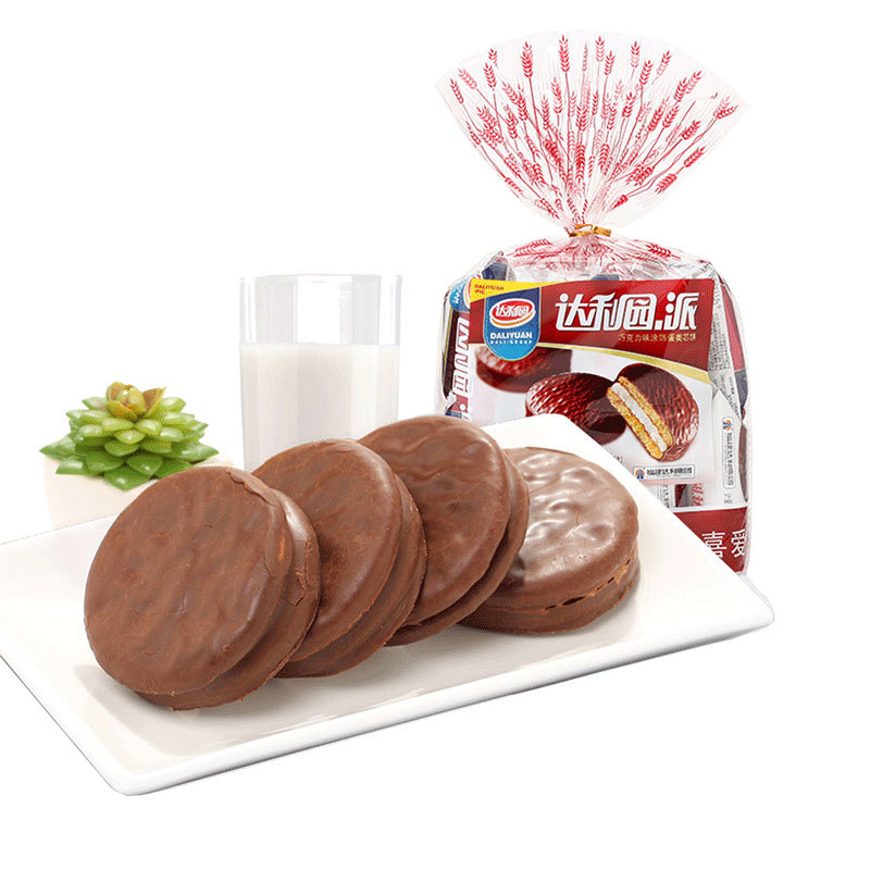 达利园巧克力派300g