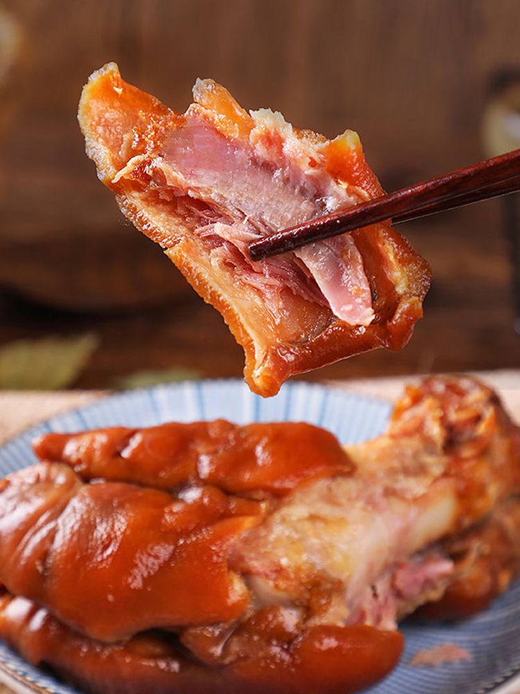 曾小姐猪蹄湖南卤味香辣猪脚海清食品猪蹄前蹄爆胶流亭猪蹄猪肘子