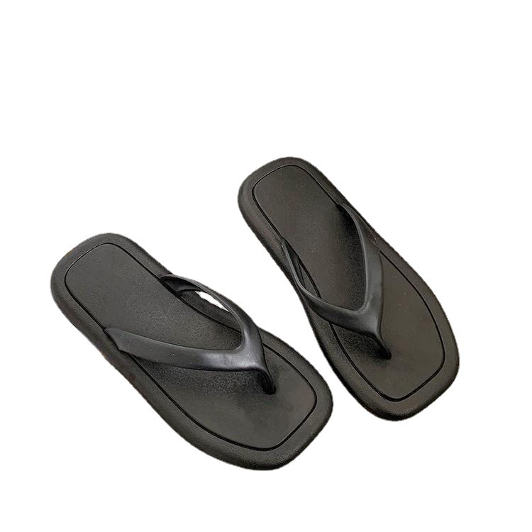 Flip Flops Women's Summer Fashion Flip-Flop Slippers Men's Non-Slip Couple Flat Sandals Outdoor Beach Shoes Korean Fashion