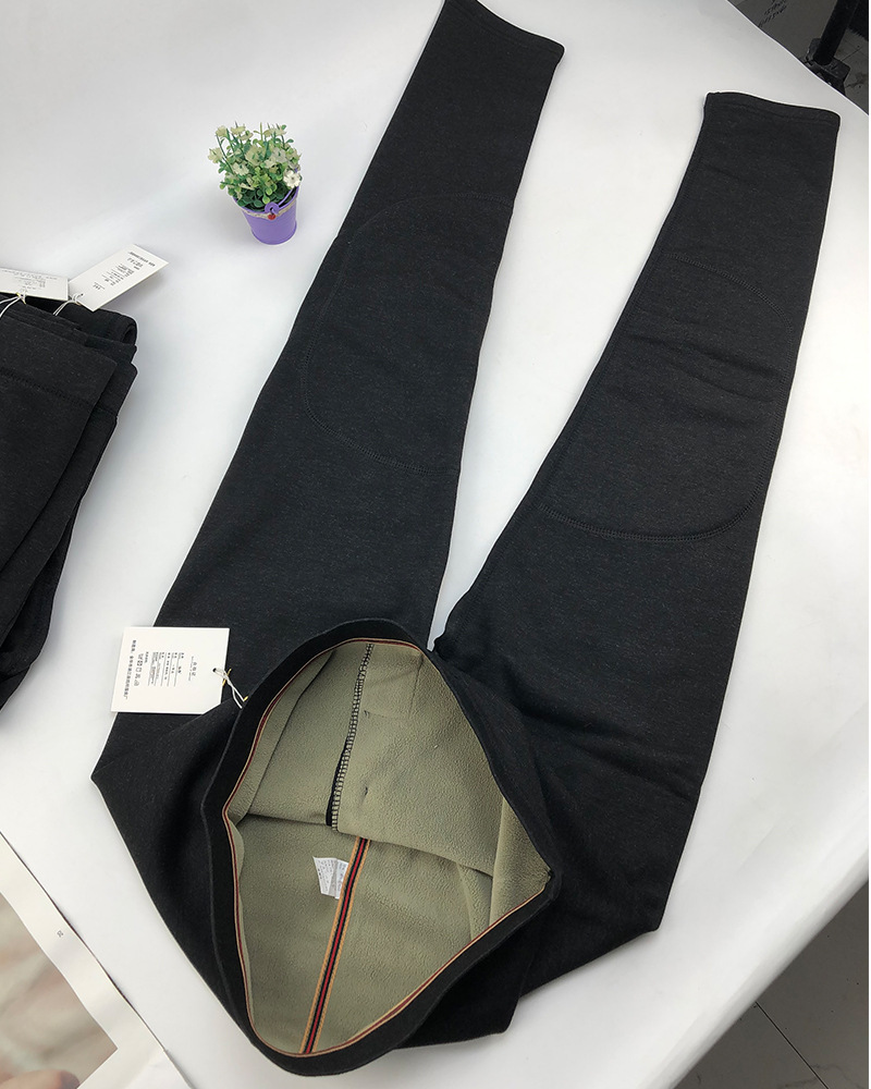 400克男士色拉姆加绒保暖裤护膝加厚羊驼绒棉裤秋冬高腰保暖裤