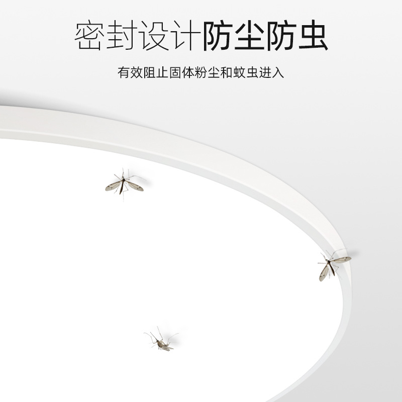 Factory LED Ceiling Lamp Wholesale Three-Proof Simple Hallway Corridor Aisle Light Kitchen and Bathroom Balcony Light round Bedroom Light