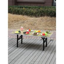 小桌子折叠简易折叠桌餐桌长方形吃饭桌家用出租房小型矮桌长语苏
