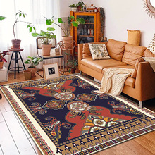 跨境复古波斯客厅地毯土耳其酒店民宿地毯民族风茶几沙发满铺地毯
