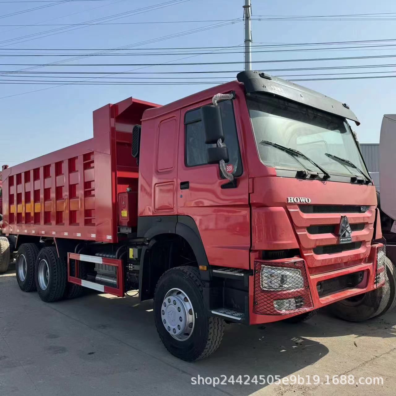 转让二手豪沃渣土运输车 豪沃自卸车 二手howo货物运输后翻式