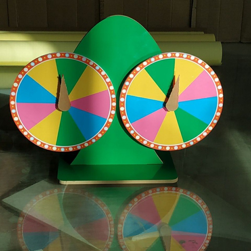 大转盘教学道具儿童转盘可擦写重复使用转盘游戏转盘桌面数字转盘