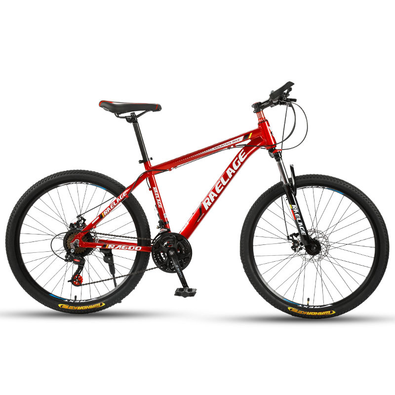 Cross-Border Wholesale Aluminum Alloy Mountain Bicycle 24-Inch 26-Inch Shock-Absorbing Mountain Bike Variable Speed All-Terrain Bicycle Student Bicycle