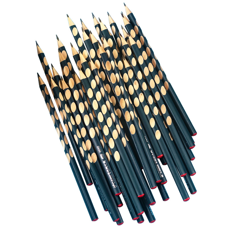 佳美文具正姿洞洞笔一年级书写hb铅笔防咬三角杆洞洞铅笔矫正握姿