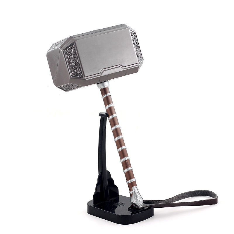 漫威周边 雷神3雷神之锤合金模型20cm 大号雷神锤子盒装20厘米