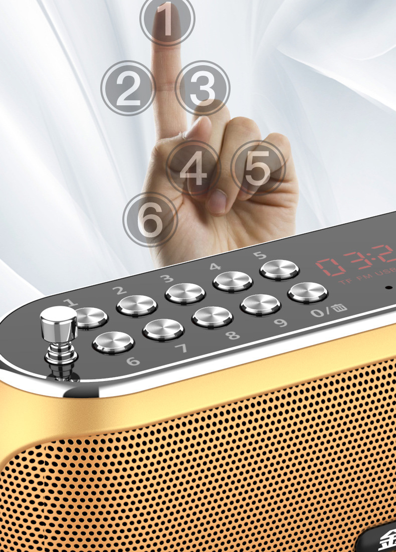 新款金莱卡j37蓝牙音箱便捷式可插卡音箱工厂现货礼品定制音箱