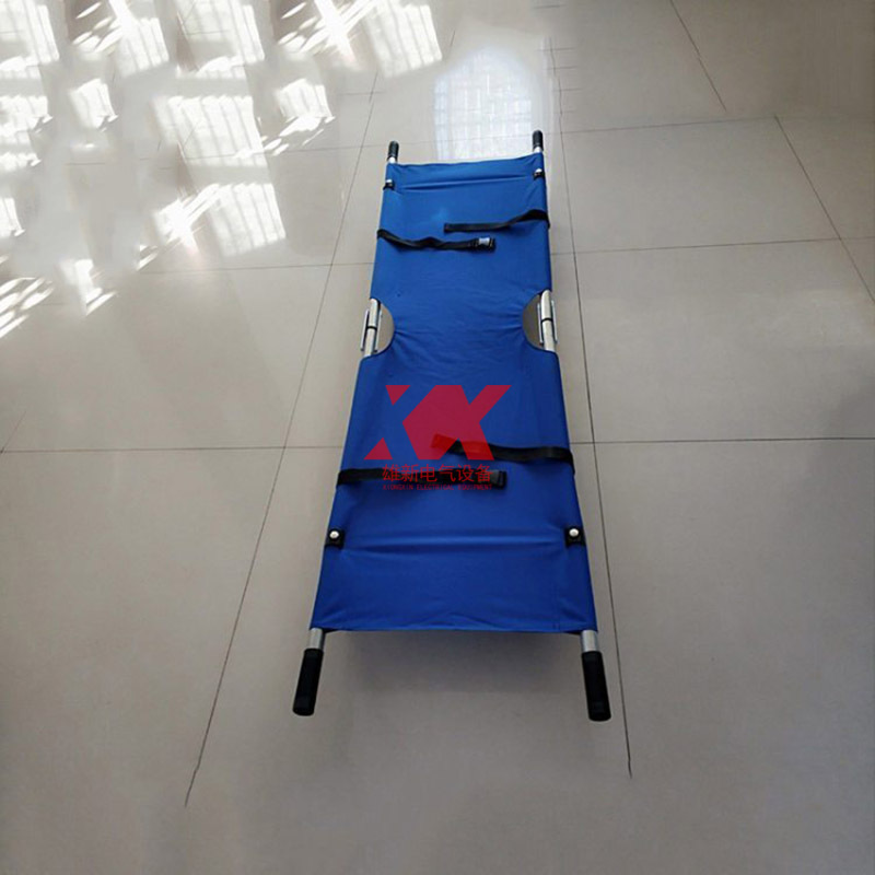 担架消防救援物资二折带轮担架铝合金救护折叠担架急救担架-阿里巴巴