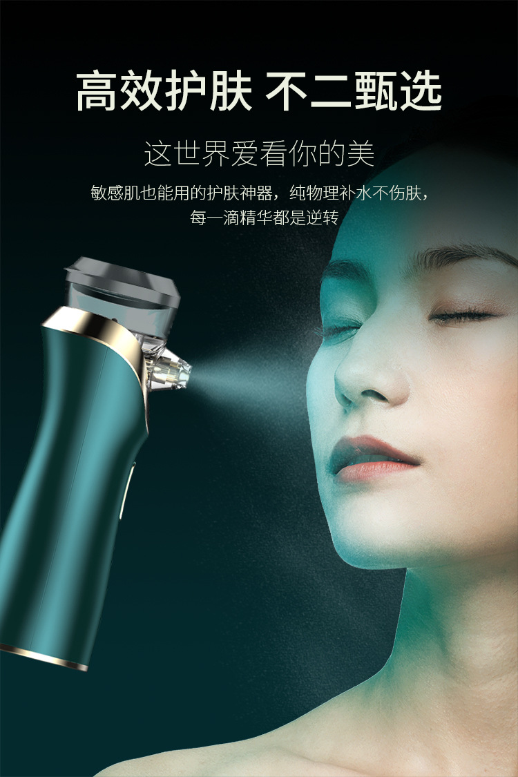 家用手持注氧仪绿水鬼高压纳米喷雾补水仪面部保湿补水美容仪小型