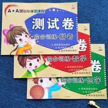 幼小衔接全课程测试卷综合训练拼音数学识字幼儿园大班练习册