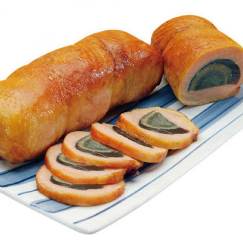 松花鸡腿肠250g东北特产松花鸡腿皮蛋肠卤味熟食鸡腿小吃零食即食