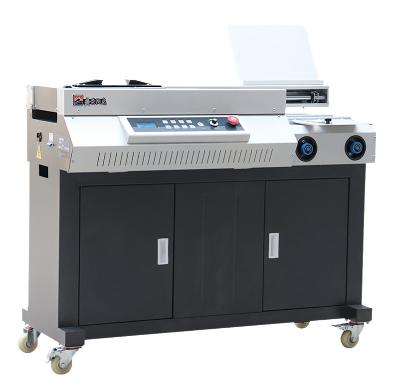 高速胶装标书装订机热熔胶订机图文印刷工厂带侧胶a4全自动胶装机