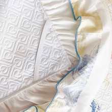 批发韩版公主风床裙款四件套床上用品夹棉床罩式双人被套