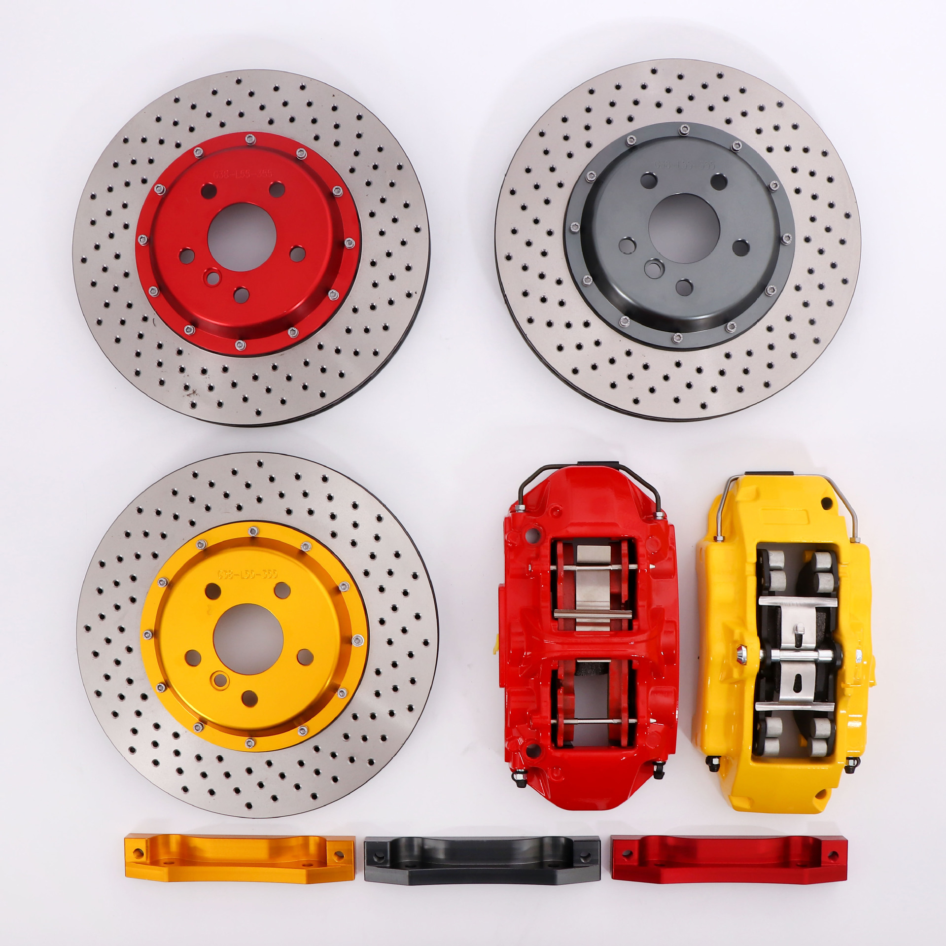 现货批发正品汽车改装刹车卡钳套件个性刹车卡钳小四活塞制动套装