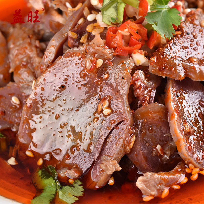 麻辣鸭胗鸭肫熟食凉菜即食香辣味凉拌菜酒店饭店用半成品食材冷菜