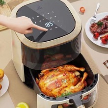 新款可视空气炸锅家用智能大容量多功能无油薯条机电炸锅烤红薯