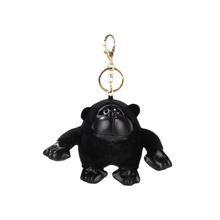 厂家批发销售可爱黑猩猩毛绒挂件大猩猩公仔钥匙扣包包装饰品礼品