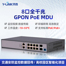 RYX-8GF企业高校全光网络千兆光接入终端园区监控XPON POE ONU