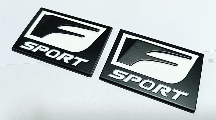 f-sport金属车贴 适用于雷克萨斯 凌志车标 改装叶子板小对贴