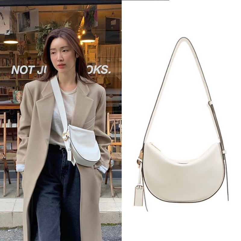 女神降临文佳煐林周京同款包bag新款新月包百搭软皮单肩挎包包女