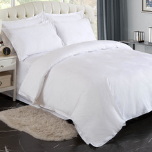 F2CZ酒店宾馆床上用品全棉三四件套纯白色旅馆床单被套纯棉套件