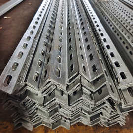 广东现货批发冲孔花角钢50*50	q235国标角铁预埋件加工