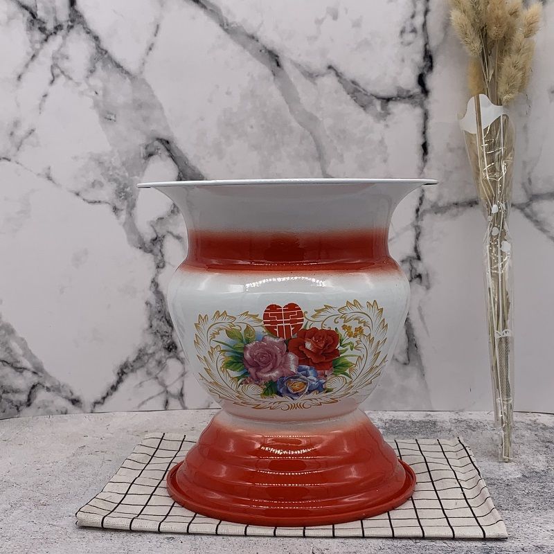 痰盂坐便器尿壶尿桶便盆女卧室家用搪瓷高脚儿童老人卧床移动马桶