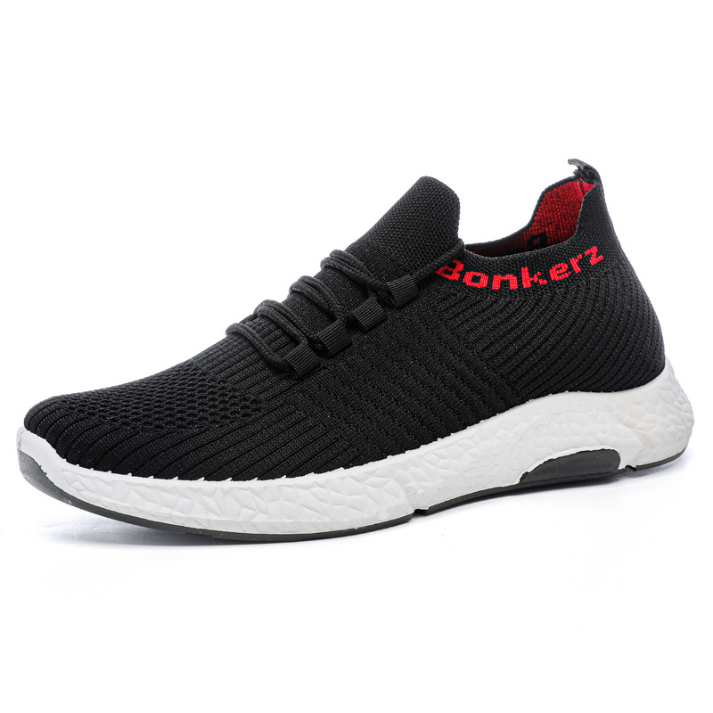 Men's Shoes Fall 2023 Casual Sneaker New Versatile Flying Woven Breathable Foreign Trade Shoes Men's Running Shoes Tide