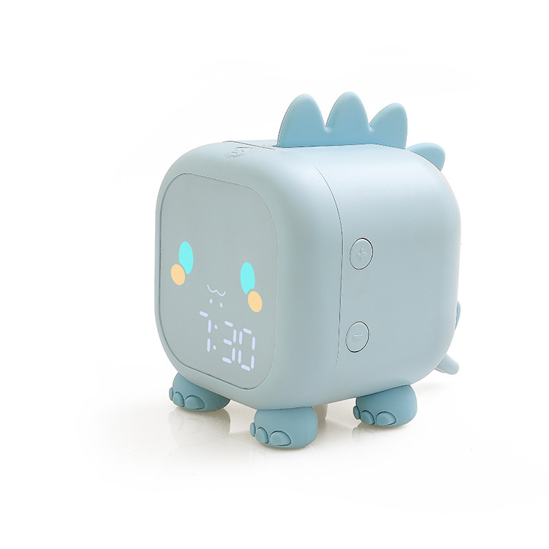 New Fun Dragon Alarm Clock Intelligent Time Reporting Children Electronic Clock Multi-Functional Student Led Electronic Creative Little Alarm Clock