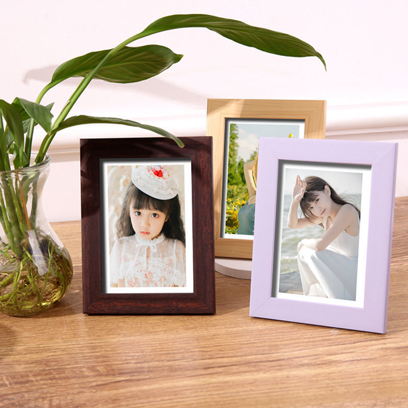 相框摆台照片墙6寸7寸8寸10创意挂墙diy儿童写真婚纱照相册框组合