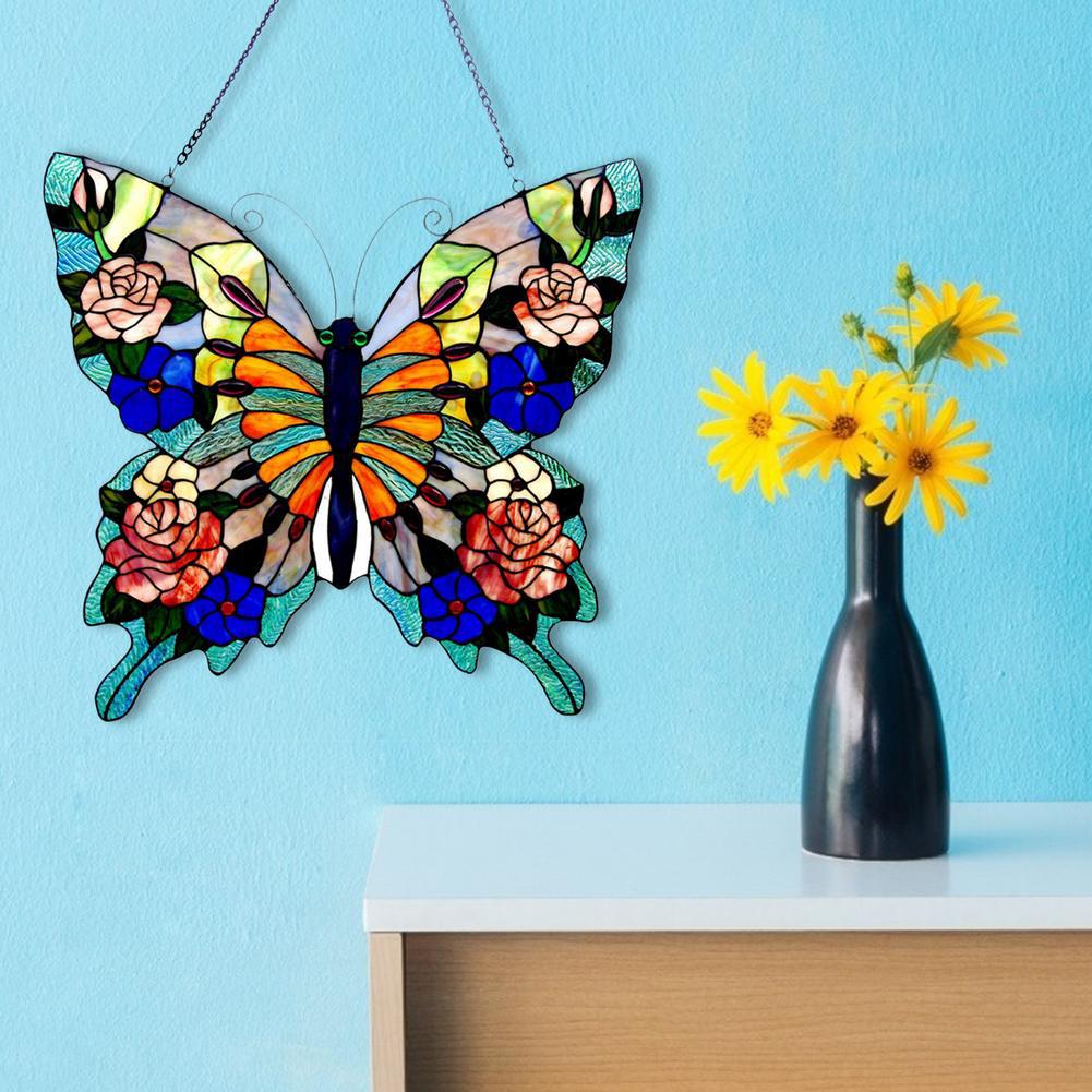 平面亚克力墙装饰创意墙面工艺品彩色蝴蝶家居挂饰卧室装饰品