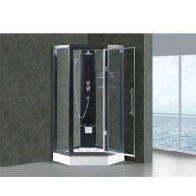 卫浴厂家直供砖石形简易淋浴房亚克力易清洁整体房钢化玻璃推拉门