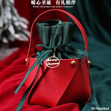 圣诞节礼物平安夜苹果礼盒创意伴手礼袋手提糖果袋2024新款小礼品