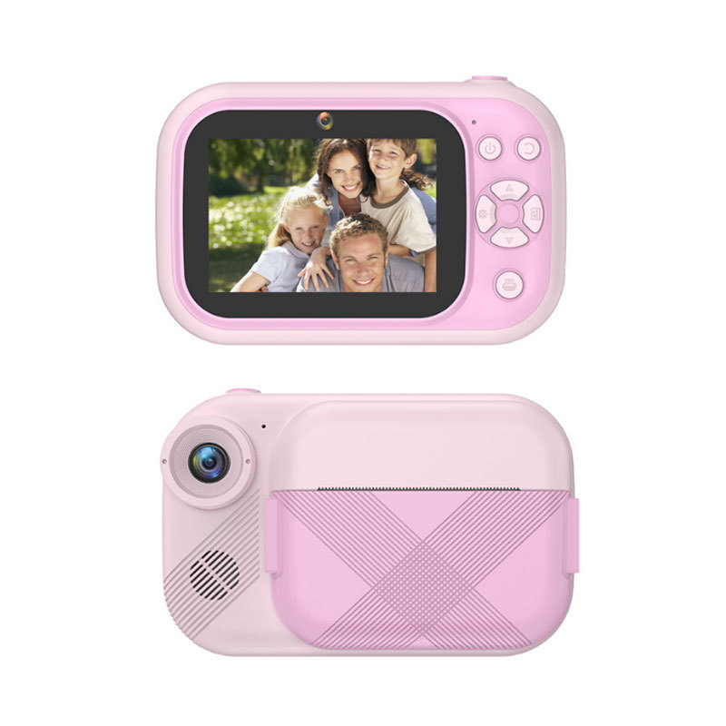 New Children's Camera HD 4000W Front and Rear Dual Camera Cartoon Printable Camera Fun Polaroid Spot