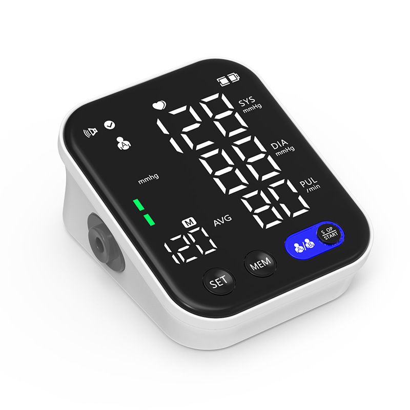 New Electronic Sphygmomanometer Household Blood Pressure Meter Charging Blood Pressure Measuring Instrument High Precision Arm Sphygmomanometer