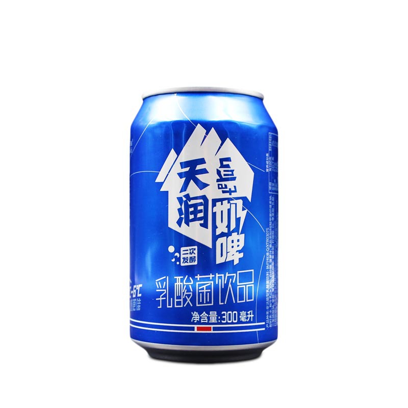 xinjiang specialty tianrun milk beer 300mlx6 cans lactic acid bacteria drinks fermented flavor non-beer produced in january