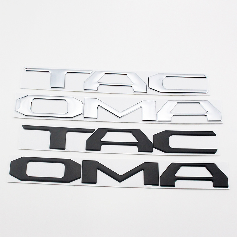 适用于丰田坦途车标 tacoma车标 塔库玛皮卡后尾箱贴标 立体车贴