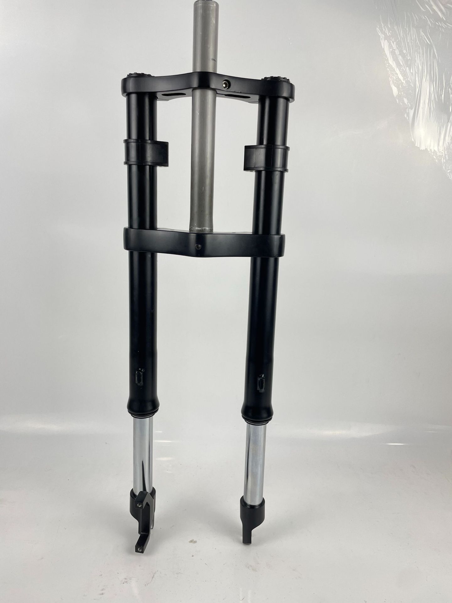 山地车前叉硬叉超轻碳双肩避震气叉自行车减震器公路车弹簧配件城