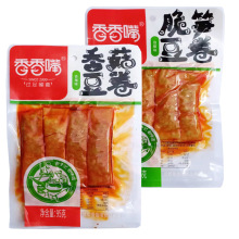 香香嘴香菇豆卷脆笋豆卷95g/包 千张豆干120g/包 整箱60包 270天