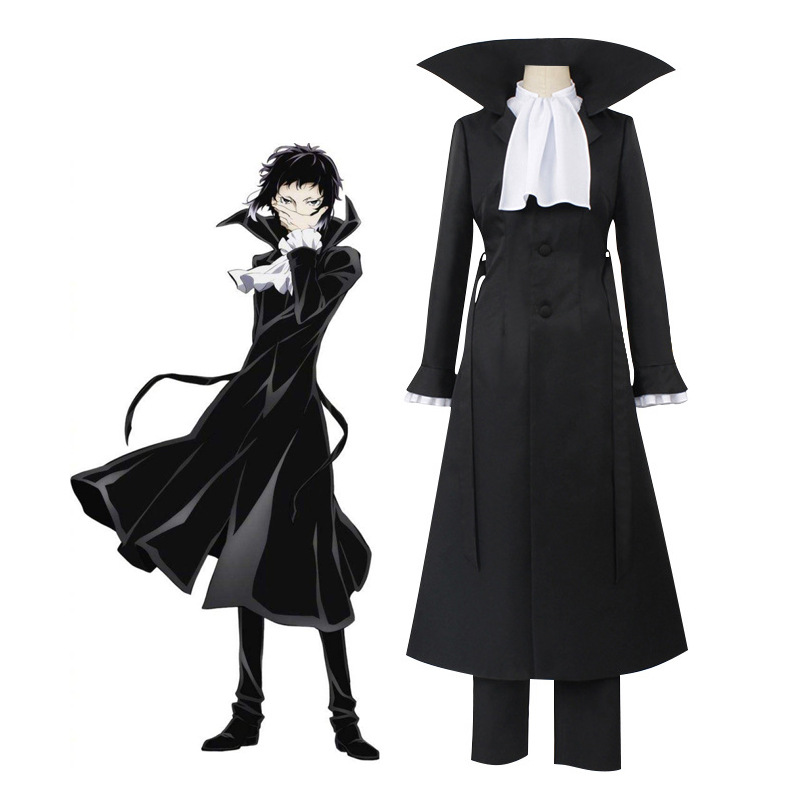 万圣节cos服 文豪野犬cos 罗生门芥川龙之介cosplay服装跨境现货
