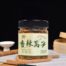 香辣莴笋脆嫩下饭菜开胃菜干货腌制蔬菜莴笋干瓶装工厂批发包邮