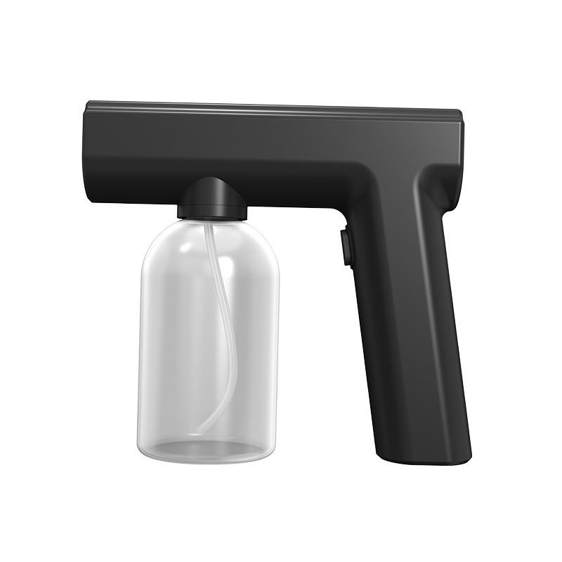 New Handheld Wireless Atomization Disinfection Gun Rechargeable Nano Spray Pistol Household Blue Light Atomizer Sprayer