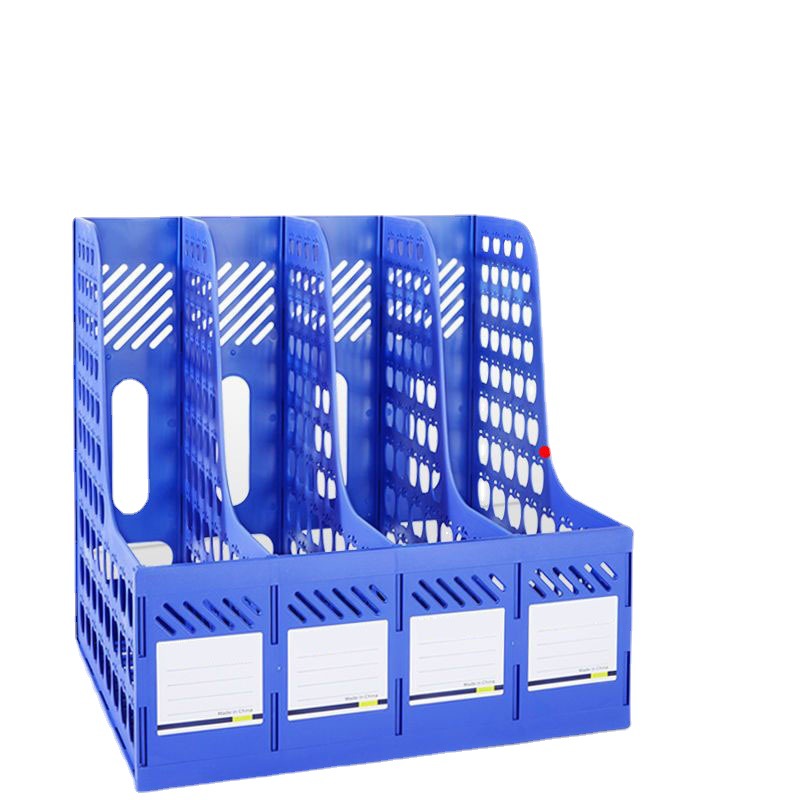 File Shelf File Column Office Supplies Desktop Stationery Storage Plastic Folder Thickened File Frame