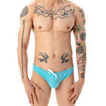 CLEVER-MENMODE男士泳装性感三角裤沙滩夏季冲浪板穿男士游泳短裤